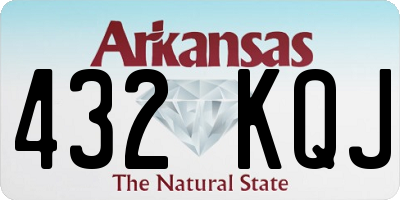 AR license plate 432KQJ