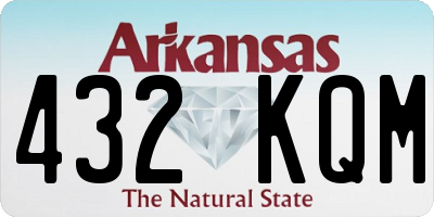 AR license plate 432KQM