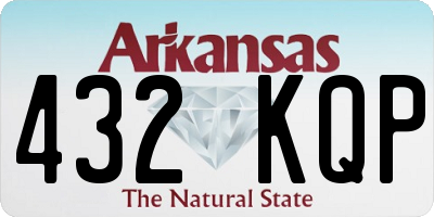 AR license plate 432KQP