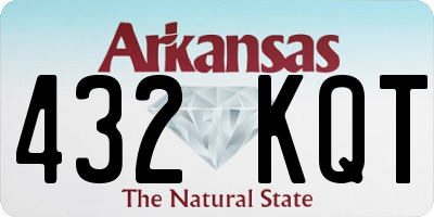 AR license plate 432KQT