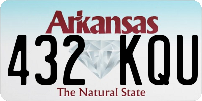 AR license plate 432KQU