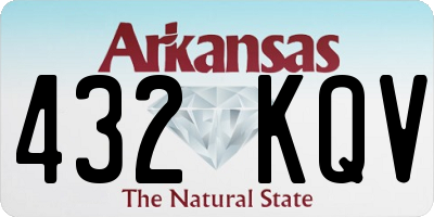 AR license plate 432KQV