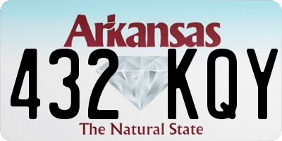 AR license plate 432KQY