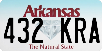 AR license plate 432KRA