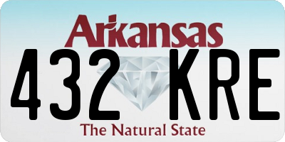 AR license plate 432KRE