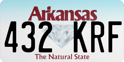 AR license plate 432KRF