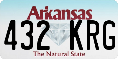 AR license plate 432KRG