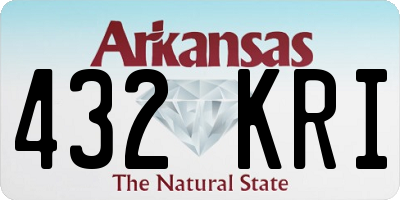AR license plate 432KRI