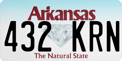 AR license plate 432KRN