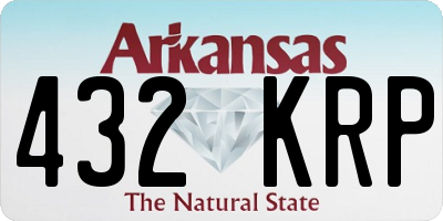 AR license plate 432KRP
