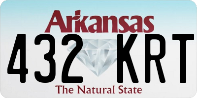 AR license plate 432KRT