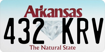 AR license plate 432KRV