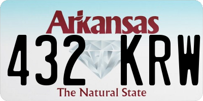 AR license plate 432KRW