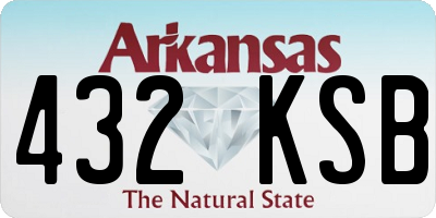 AR license plate 432KSB