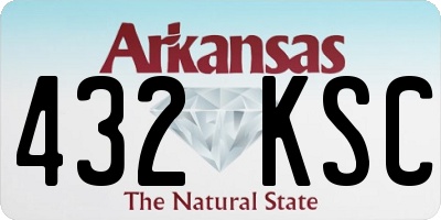 AR license plate 432KSC