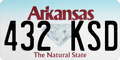 AR license plate 432KSD