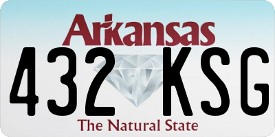 AR license plate 432KSG