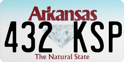 AR license plate 432KSP