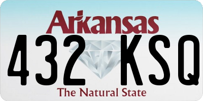 AR license plate 432KSQ
