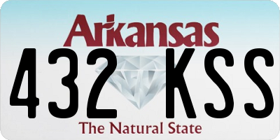 AR license plate 432KSS