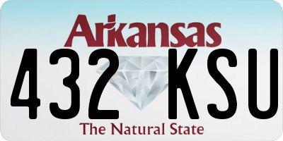 AR license plate 432KSU