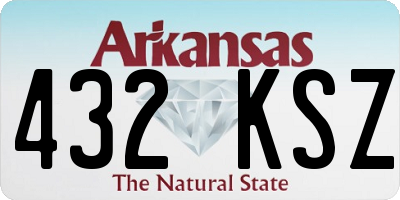 AR license plate 432KSZ