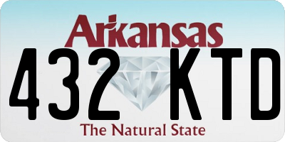 AR license plate 432KTD