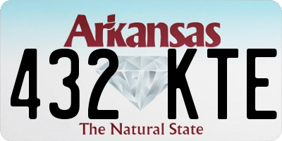 AR license plate 432KTE