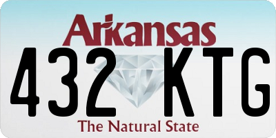 AR license plate 432KTG
