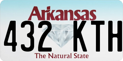 AR license plate 432KTH