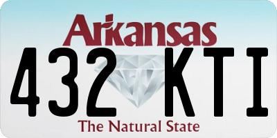 AR license plate 432KTI