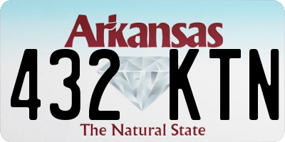 AR license plate 432KTN