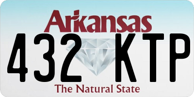 AR license plate 432KTP