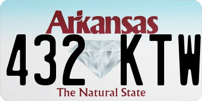AR license plate 432KTW