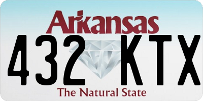 AR license plate 432KTX