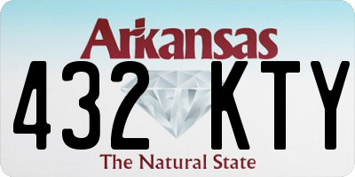 AR license plate 432KTY