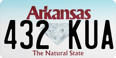 AR license plate 432KUA