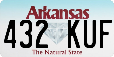 AR license plate 432KUF