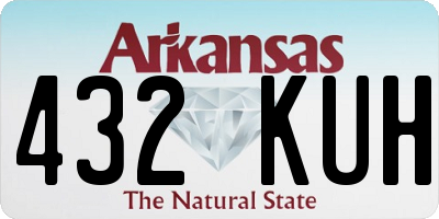 AR license plate 432KUH