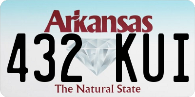 AR license plate 432KUI