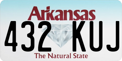 AR license plate 432KUJ