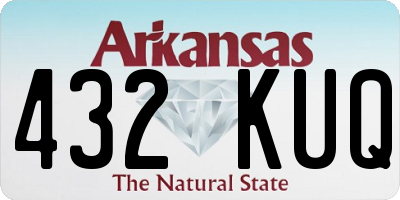 AR license plate 432KUQ