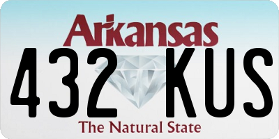 AR license plate 432KUS