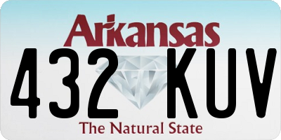 AR license plate 432KUV