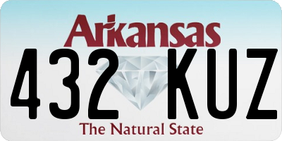AR license plate 432KUZ