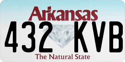 AR license plate 432KVB