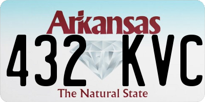 AR license plate 432KVC