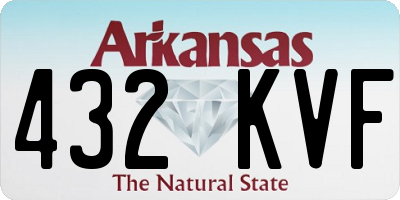 AR license plate 432KVF