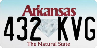 AR license plate 432KVG