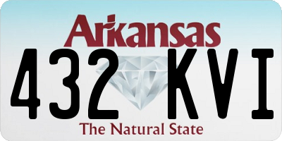 AR license plate 432KVI